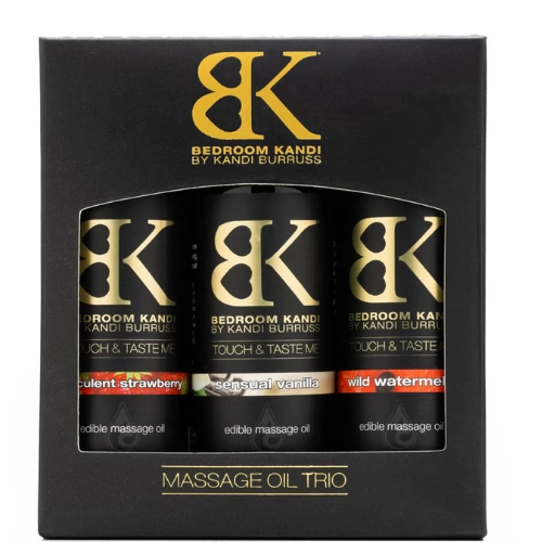 BK Edible Massage Oil Trio